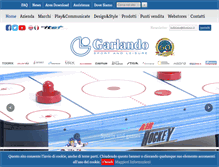 Tablet Screenshot of garlando.it
